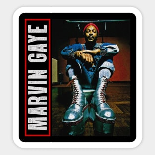 Marvin Gaye // Vintage Sticker